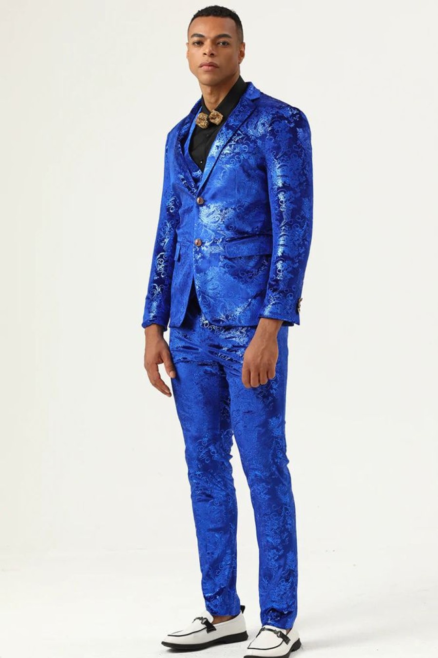 Homrain Sparkly Sequins 3 Piece Men'S Prom Suits | Homecoming Suits