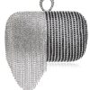 Homrain And Silver Beaded Prom Clutch | Handbags