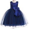 Homrain A Line Puffy Flower Girl Dress With Bowknot | Flower Girl Dresses