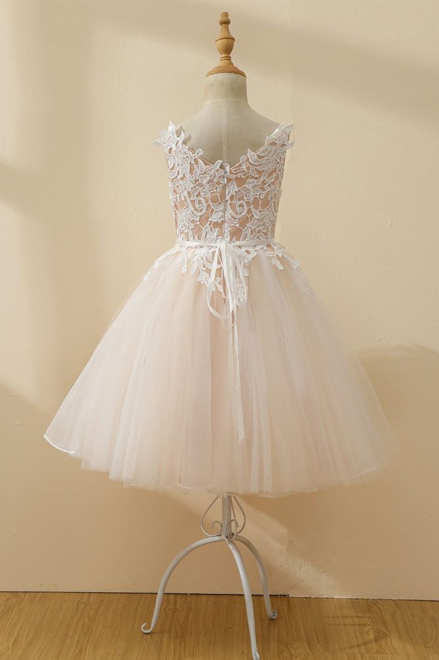 Homrain Beaded Tulle Flower Girl Dress | Flower Girl Dresses