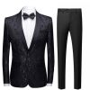 Homrain Jacquard Shawl Lapel Men'S 2 Pieces Suits | Men'S Suits & Tuxedos