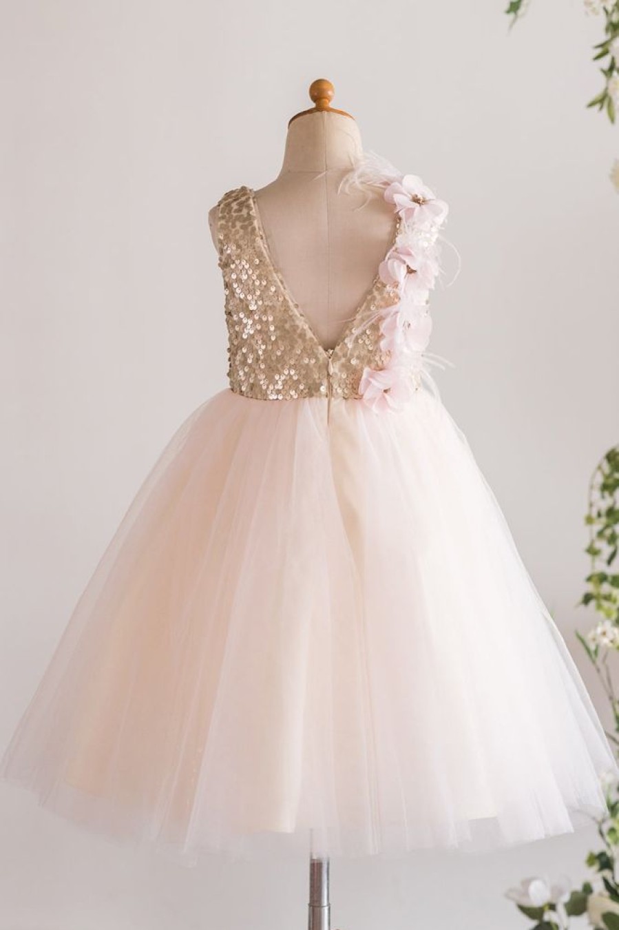 Homrain Sequins Flower Girl Dress | Flower Girl Dresses