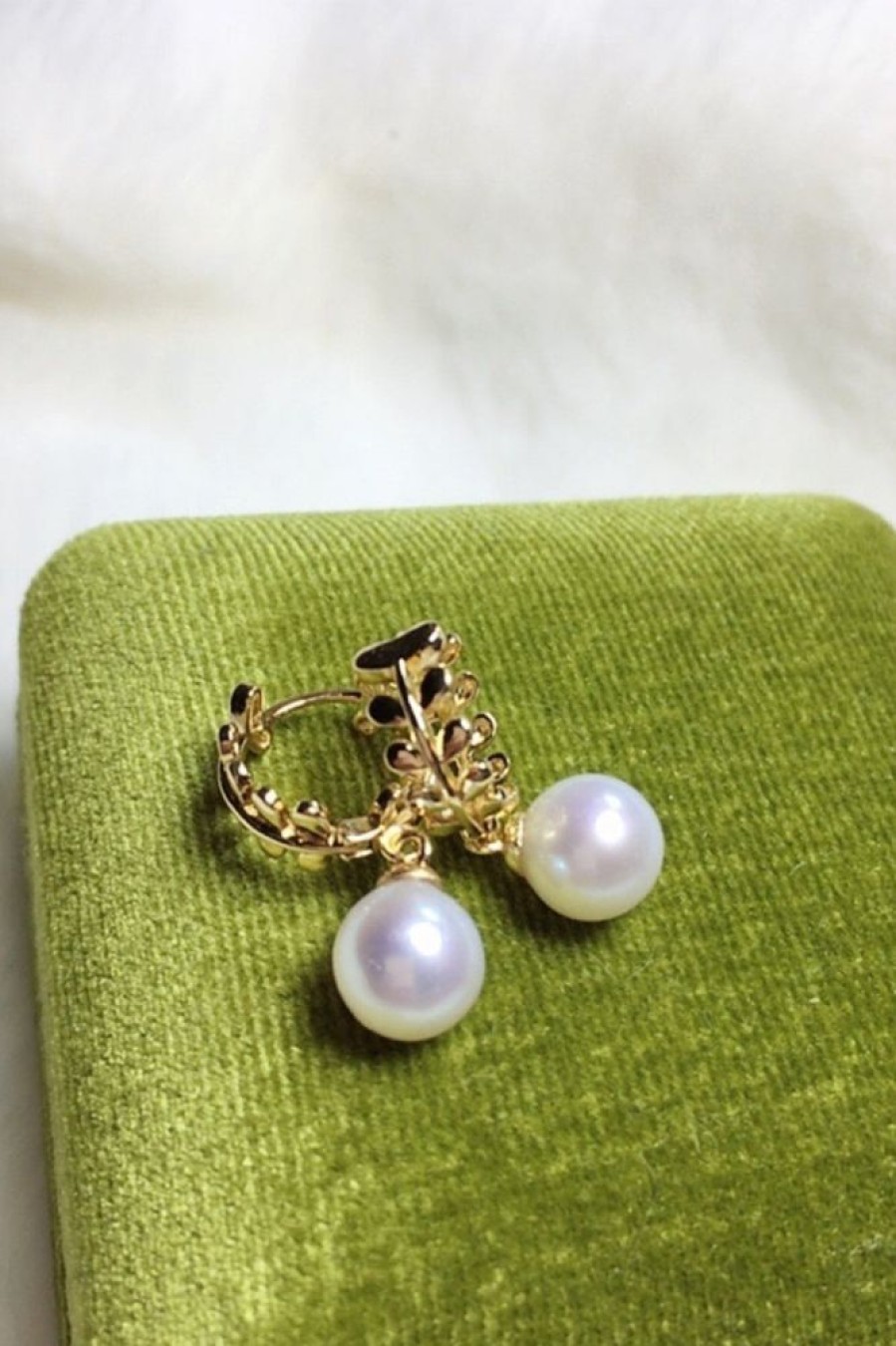 Homrain Wheat Earrings With Pearls | Earrings