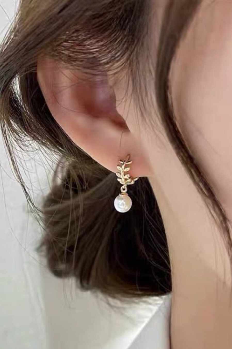 Homrain Wheat Earrings With Pearls | Earrings