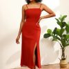 Homrain Chiffon Mid-Calf Bridesmaid Dress With Slit | Bridesmaid Dresses 2024