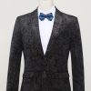 Homrain Jacquard Satin Notched Lapel Men'S Blazer | Prom Suits