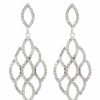 Homrain Cut Out Rhinestones Earrings | Earrings