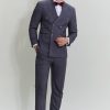 Homrain Men'S 3 Piece Pinstripe Suit | Wedding Suits