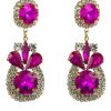 Homrain Rhinestones Beaded Earrings | Earrings