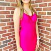 Homrain Sparkly Sequined Lace-Up Back Tight Short Homecoming Dress | Pink Hoco Dresses