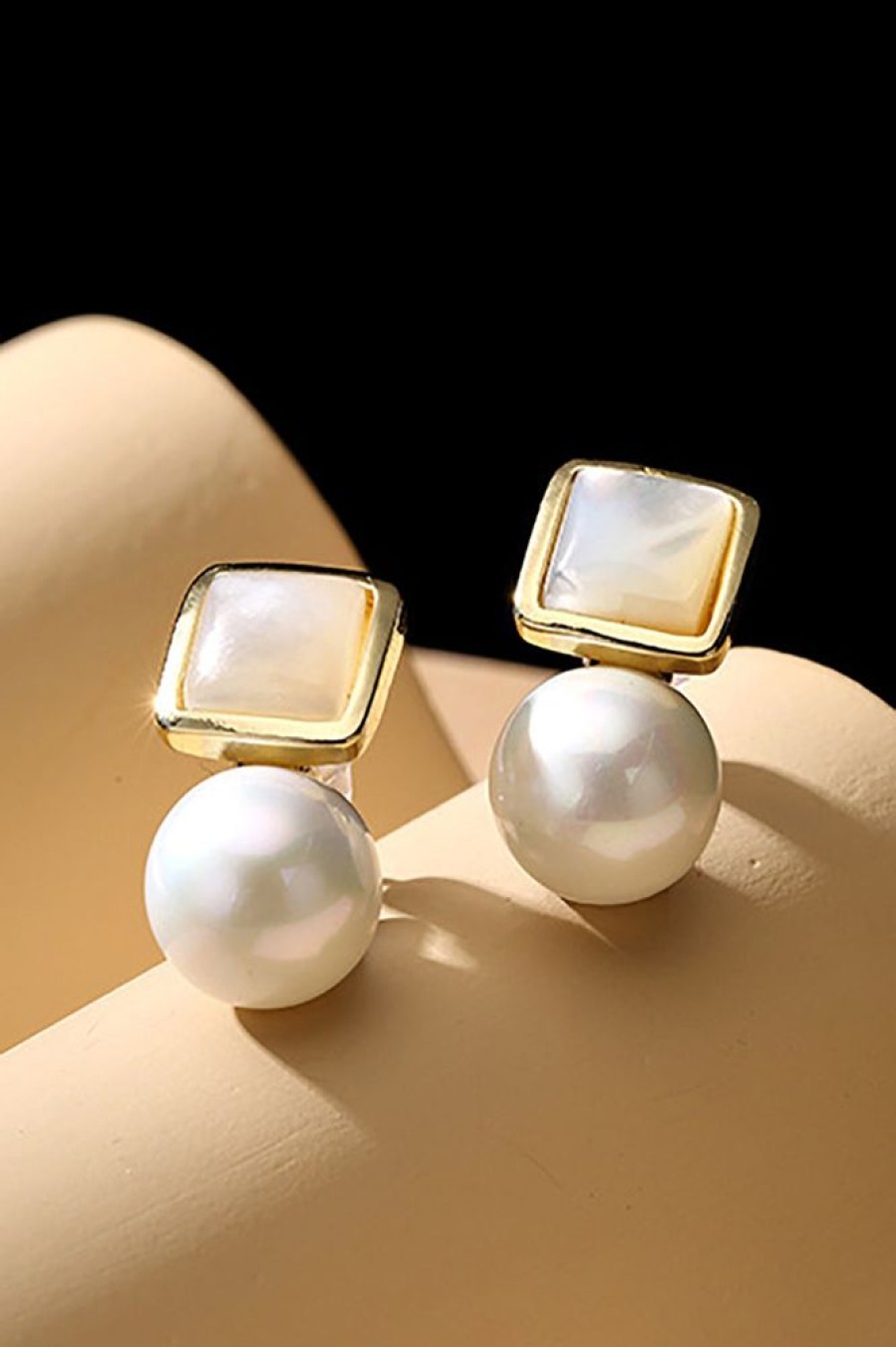 Homrain Pearl Opal Temperament Earrings | Bridal Accessories