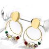 Homrain Circle Personality Atmospheric Earrings | Earrings