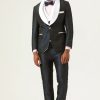 Homrain Polka Dots Shawl Lapel 3 Piece Men'S Prom Suits | Prom Suits