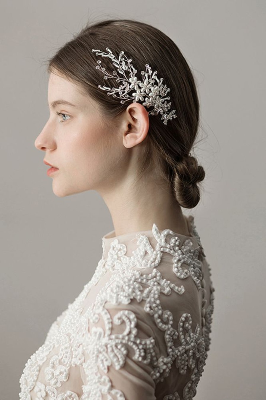 Homrain Handmade Pearl Flower Bridal Hair Accessories | Bridal Accessories