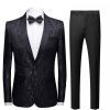 Homrain Jacquard Shawl Lapel Men'S 2 Pieces Suits | Homecoming Suits