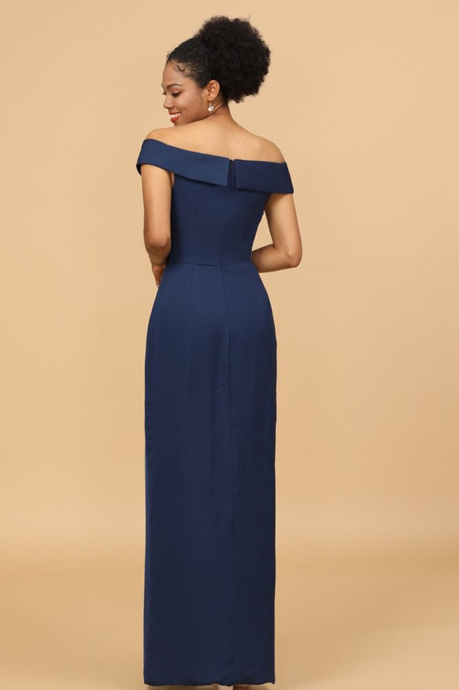 Homrain Off The Shoulder Sheath Bridesmaid Dress | Bridesmaid Dress Under 100