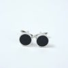 Homrain Black Tuxedo Cufflinks For Men | Men'S Accessories