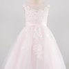 Homrain Flower Girl Dress With Appliques | Flower Girl Dresses