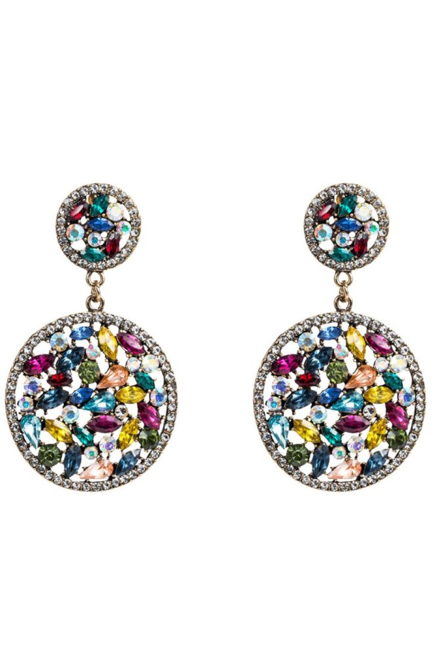 Homrain Beading Round Earrings | Earrings