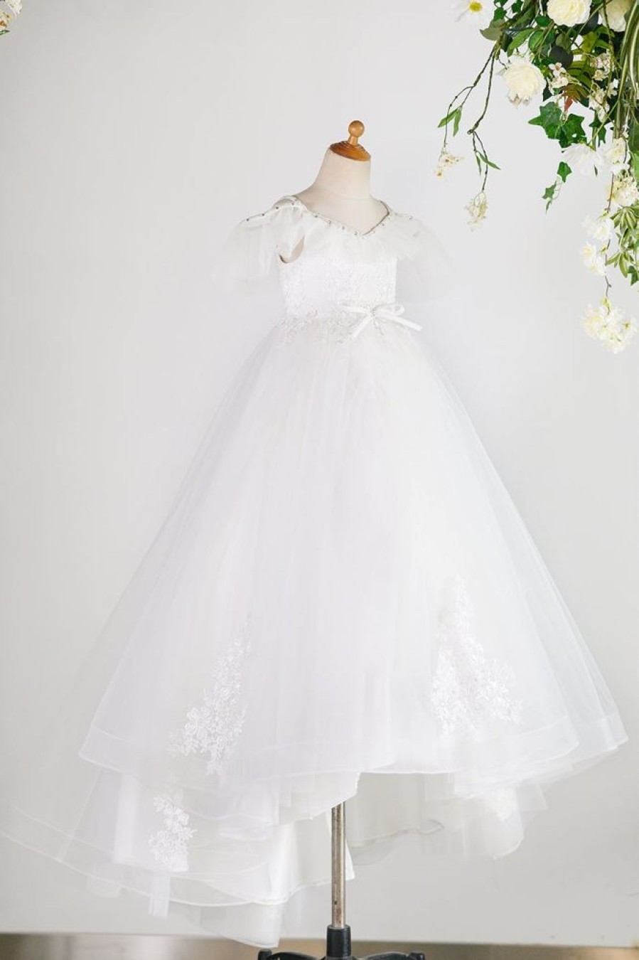 Homrain Cold Shouder Flower Girl Dress | Flower Girl Dresses