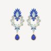 Homrain Sparkly Geometric Rhinestone Drop Earrings | Bridal Accessories