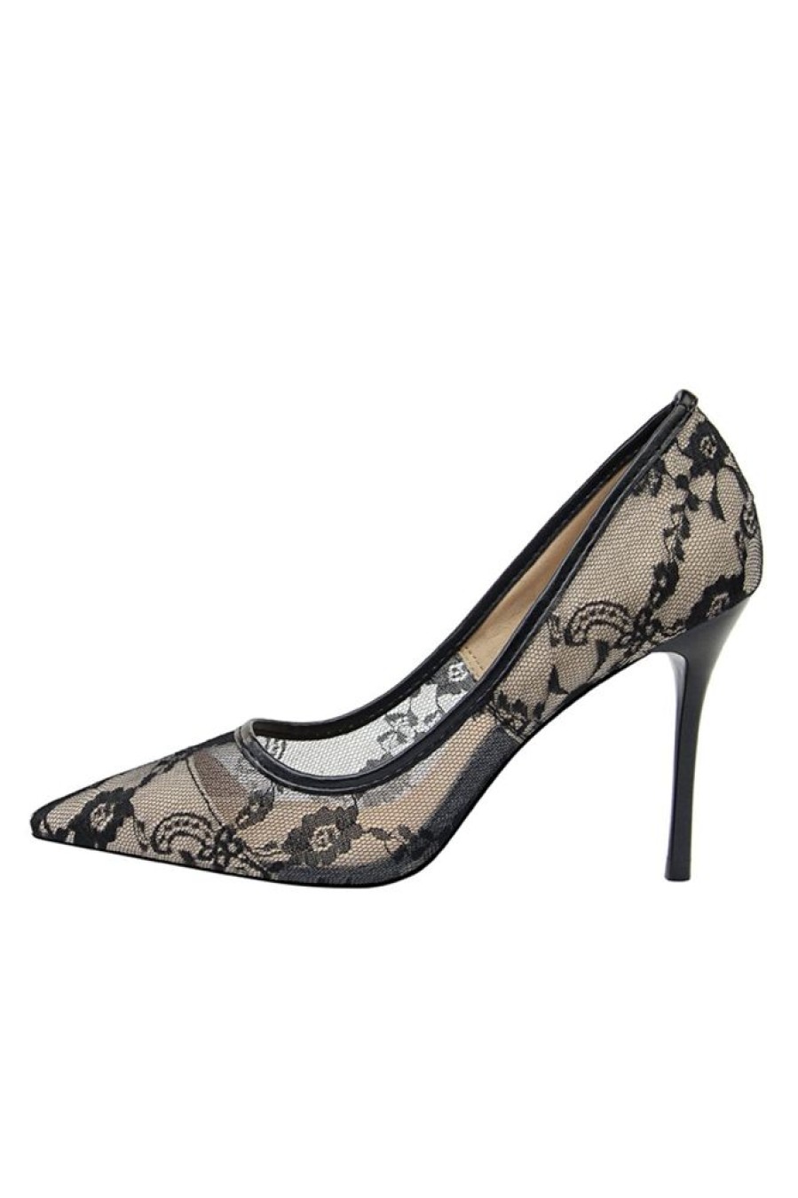 Homrain Flower Lace Stiletto Heels | Shoes