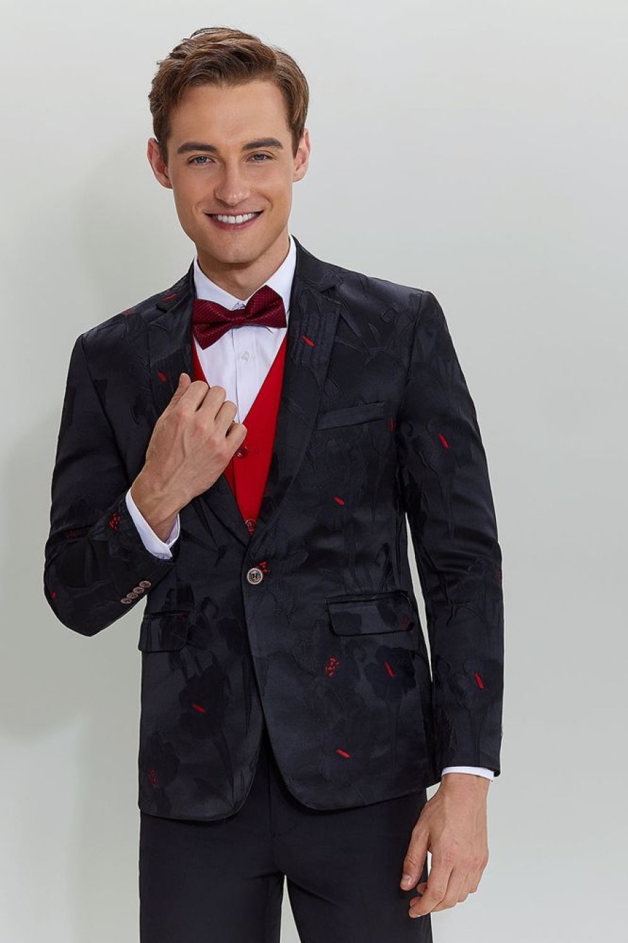 Homrain Notched Lapel Single Breasted Homecoming Blazer | Men'S Suits & Tuxedos