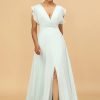 Homrain Chiffon V-Neck Bridesmaid Dress | Bridesmaid Dresses