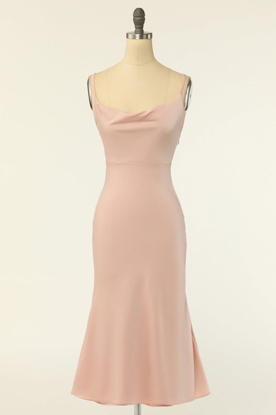 Homrain Sheath Spaghetti Straps Bridesmaid Dress | Bridesmaid Dresses