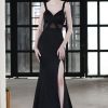 Homrain Mermaid Long Prom Formal Dress | Black Prom Dresses