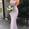 Homrain Mermaid One Shoulder Long Bridesmaid Dress | Bridesmaid Dresses