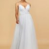 Homrain Spaghetti Straps Tulle A-Line Bridesmaid Dress | Bridesmaid Dresses