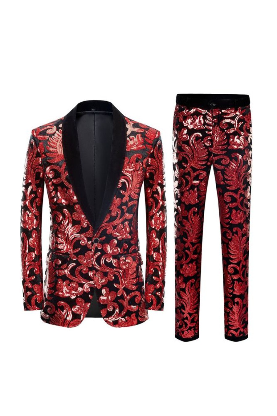 Homrain Sequins Men'S 2 Pieces Suits | Homecoming Suits