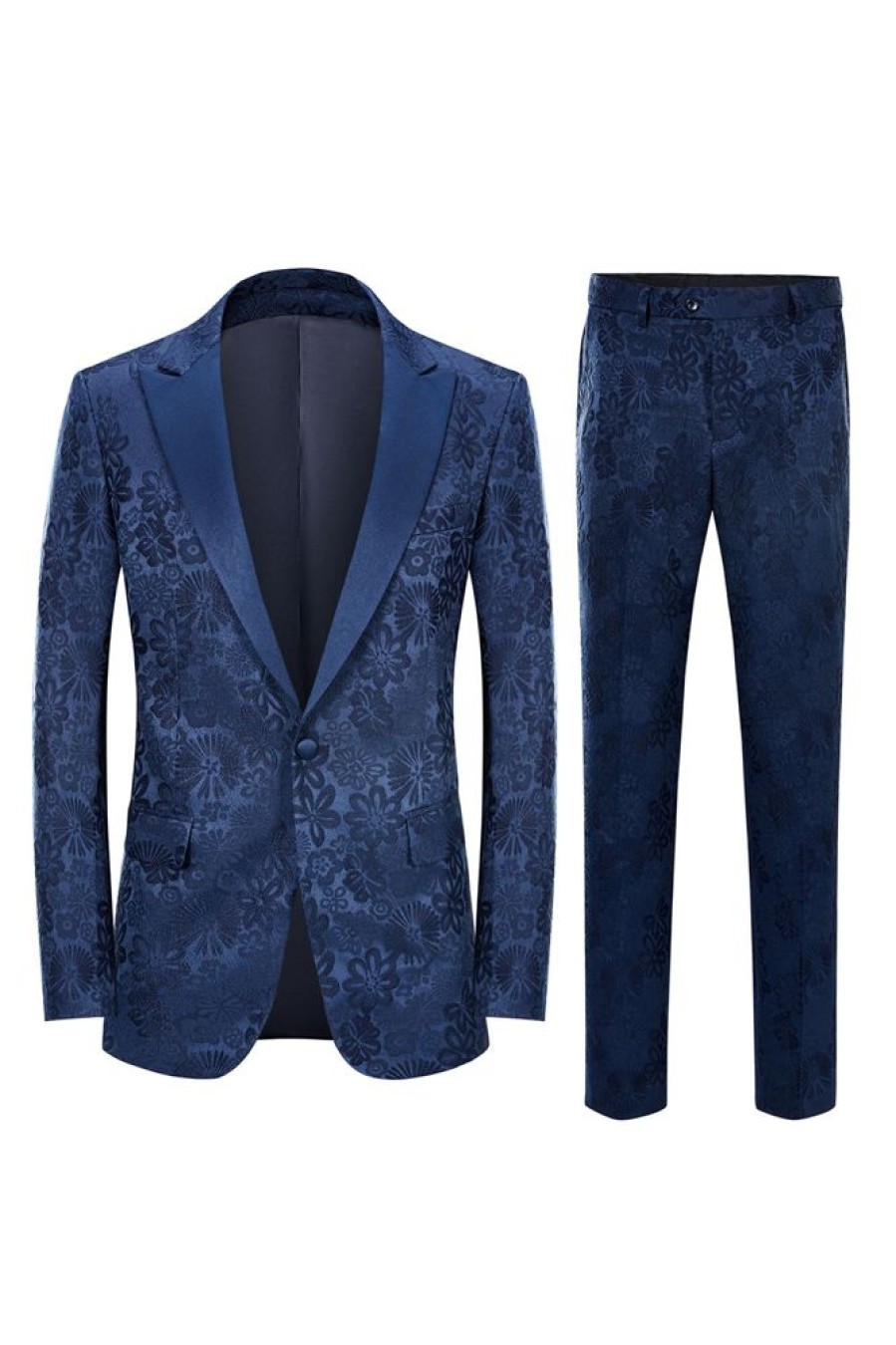 Homrain Peak Lapel Jacquard Men'S Prom Suits | Homecoming Suits