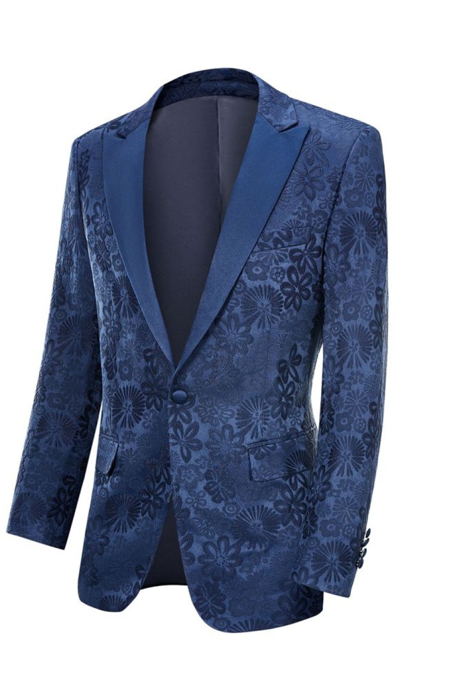 Homrain Peak Lapel Jacquard Men'S Prom Suits | Homecoming Suits