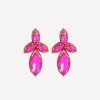 Homrain Geometric Clear Rhinestone Sparkling Earrings | Earrings