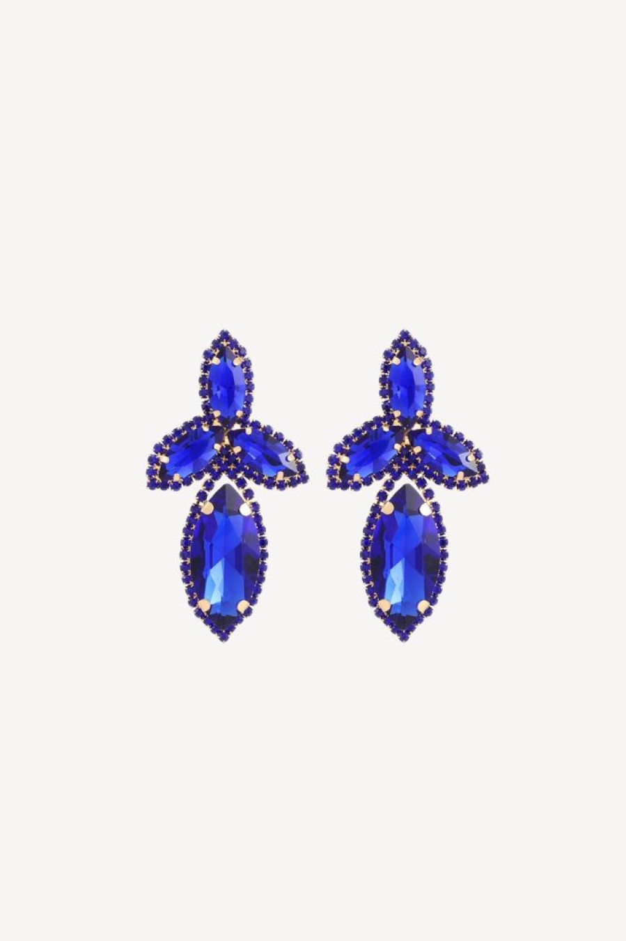 Homrain Geometric Clear Rhinestone Sparkling Earrings | Earrings