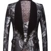 Homrain Jacquard Shawl Lapel Men'S Blazer | Prom Suits