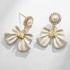 Homrain Bow Earrings With Beading | Bridal Accessories