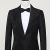 Homrain Jacquard Satin Notched Lapel Men'S Blazer | Homecoming Suits