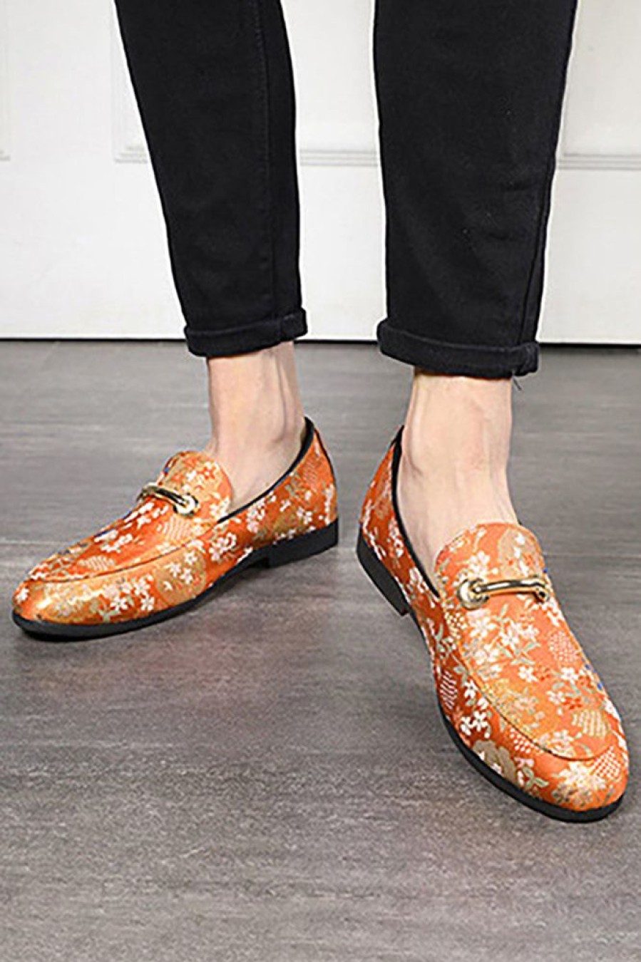 Homrain Jacquard Slip-On Men'S Party Shoes | Men'S Shoes