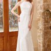 Homrain Mermaid Floor Length Church Wedding Dress | Lace Wedding Dresses