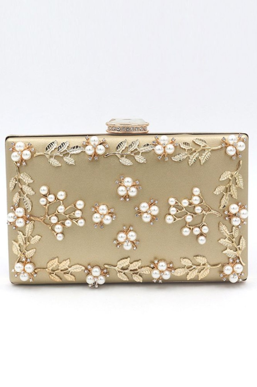 Homrain Beaded Pearls Party Clutch | Handbags