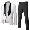 Homrain Jacquard Men'S 3 Pieces Prom Suits | Men'S Suits & Tuxedos