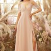 Homrain Off Shoulder A Line Bridesmaid Dress | Dusty Rose Bridesmaid Dress