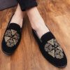 Homrain Embroidery Slip-On Party Men'S Shoes | Men'S Shoes