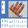 Homrain 24 Pcs Press On Nails Printed False Nail | Nails