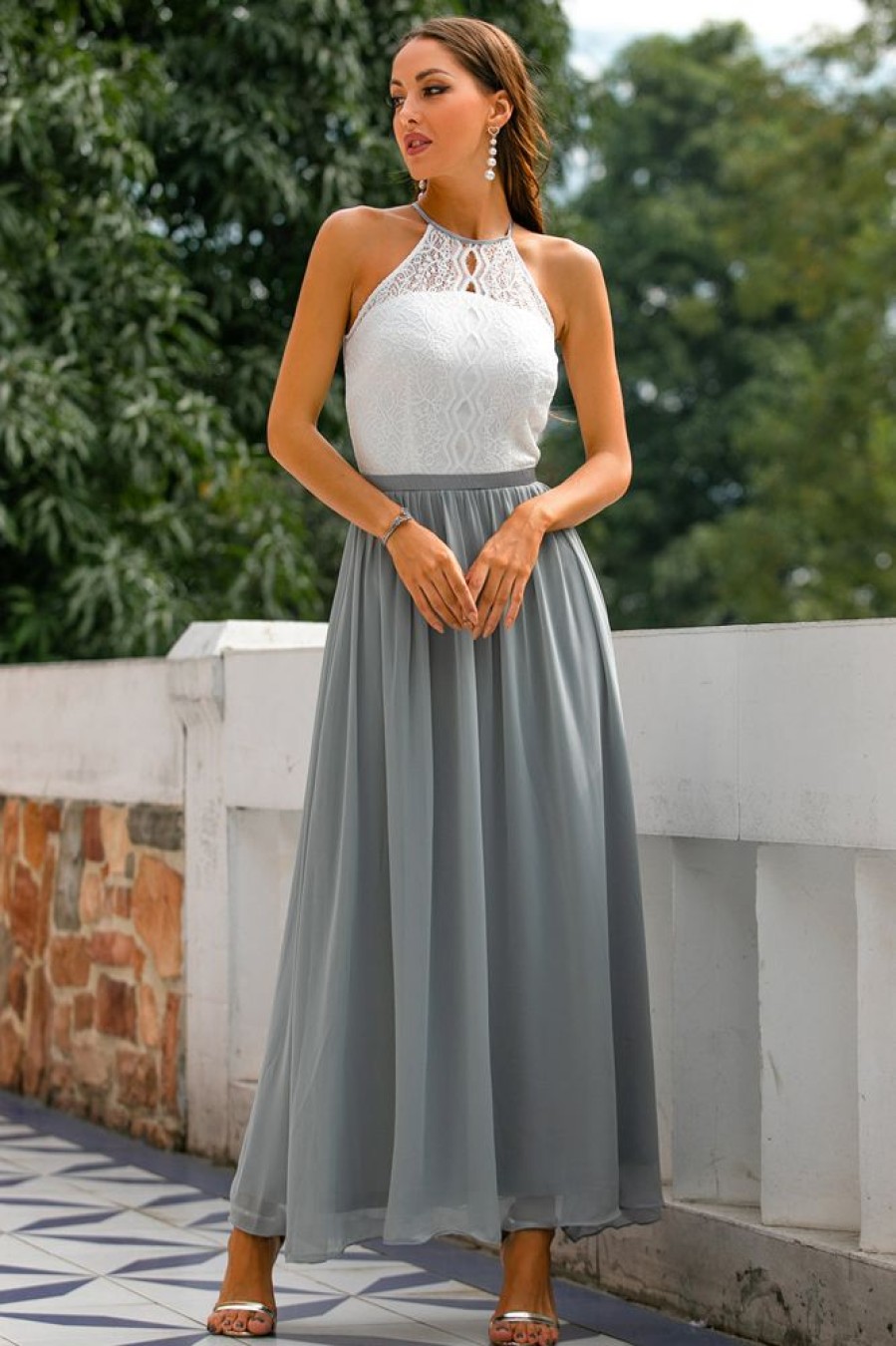 Homrain Open Back Long Dress | Bridesmaid Dresses