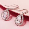 Homrain Rhinestone Drop Wedding Earrings | Bridal Accessories