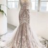 Homrain Sweetheart Corset Mermaid Wedding Dress With Appliques | Mermaid Wedding Dresses